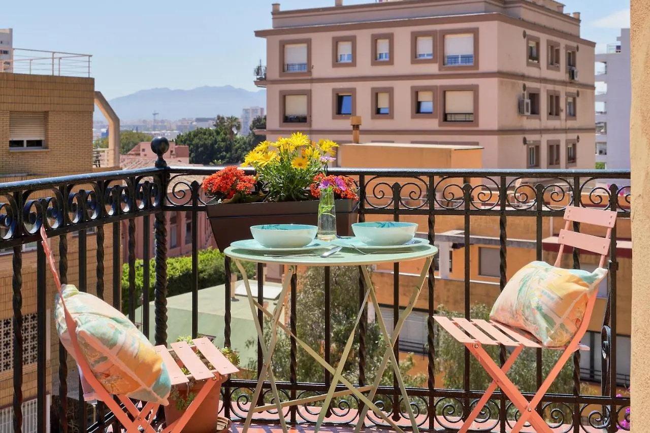 Apartment Villa Rosita Suites En Playa De La Malagueta Con Terraza Malaga