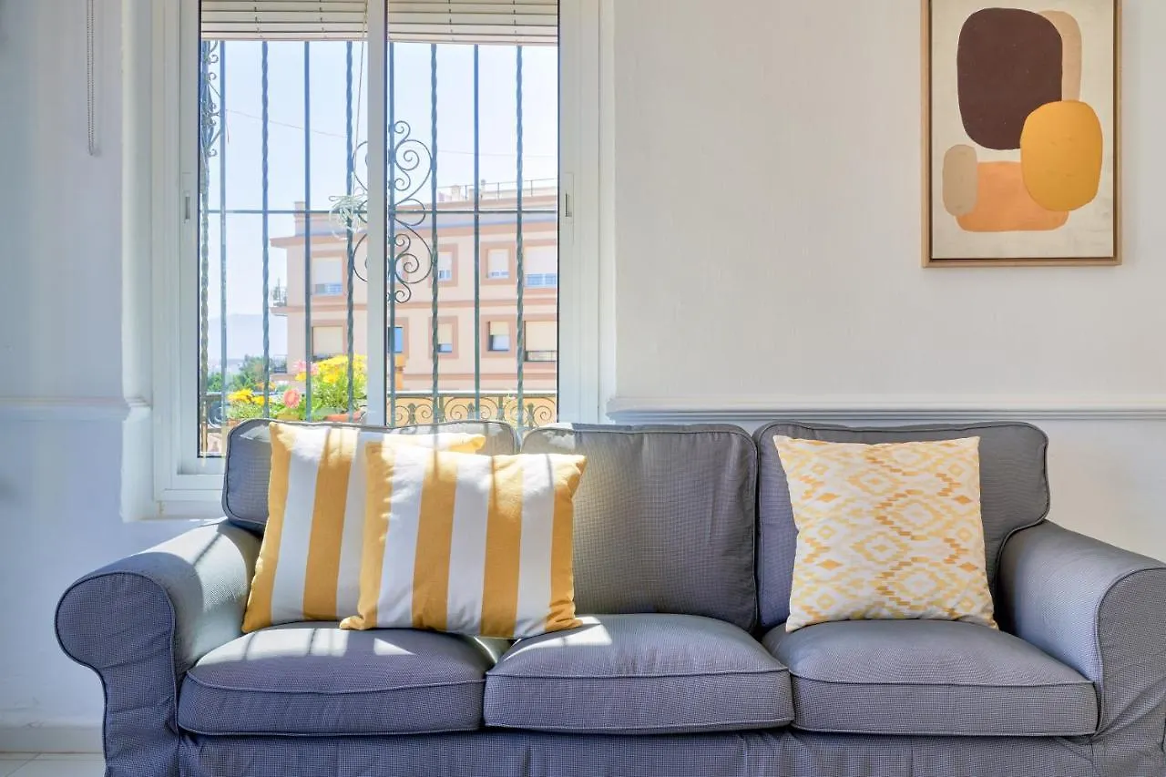 Villa Rosita Suites En Playa De La Malagueta Con Terraza Malaga Apartment